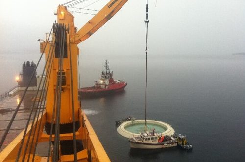 FPSO Turret Cover Plate Transport and Wetstore